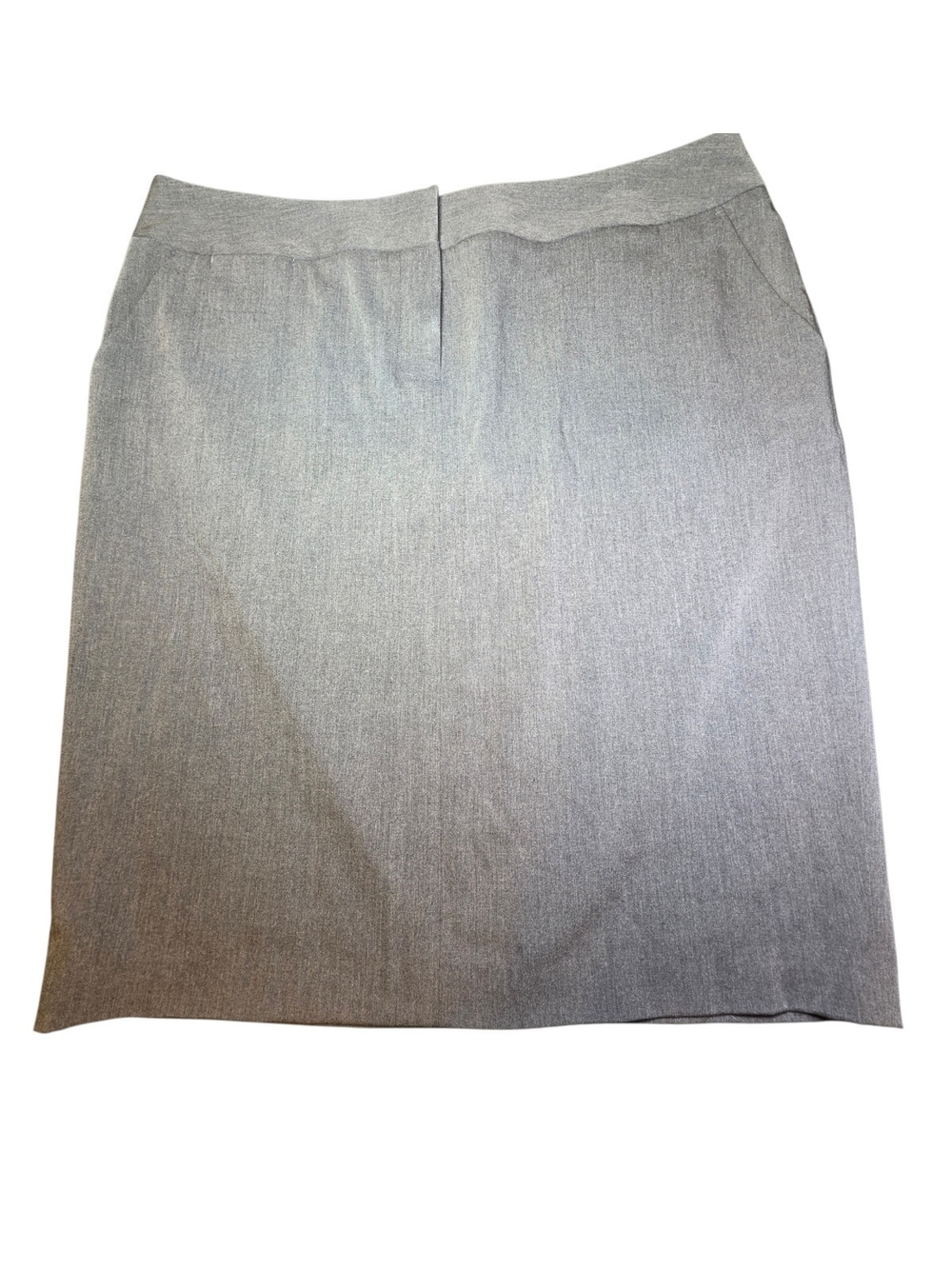 NWT Apostrophe Woman Grey Pencil Skirt Plus Size 16W Classic Workwear Office